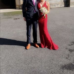 Folkster burgundy dress